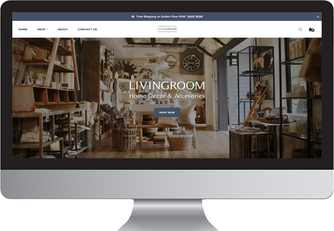 Livingroom Fort Langley website