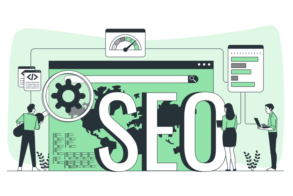 Illustration of search engine optimization off page techniques